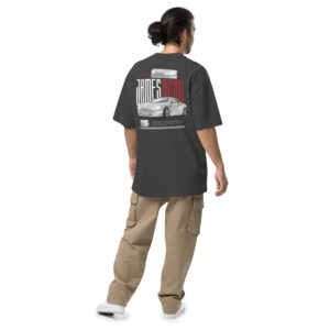 007 James bond oversized faded t-shirt