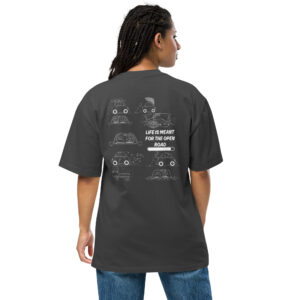 Open road oversized faded t-shirt